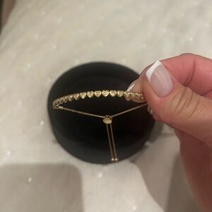 Gold Heart Bracelet